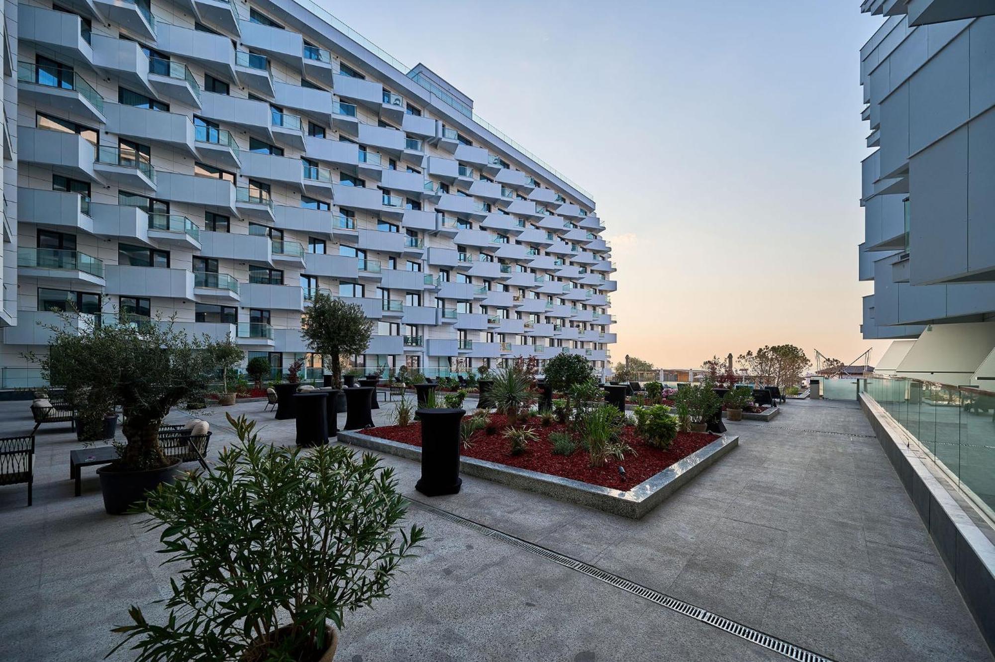 Năvodari Aqua Vista Infinity Resort & Spa - Studio Lux - Piscina Infinity, Jacuzzi, Sauna, Gym - Privat מראה חיצוני תמונה