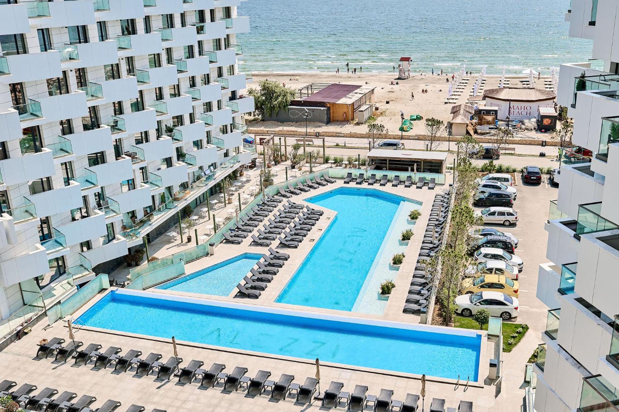 Năvodari Aqua Vista Infinity Resort & Spa - Studio Lux - Piscina Infinity, Jacuzzi, Sauna, Gym - Privat מראה חיצוני תמונה
